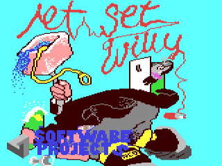 Jet Set Willy title screen for Commodore 64